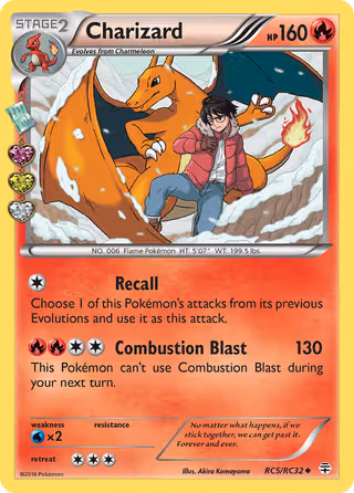 Charizard RC5 Pokemon card