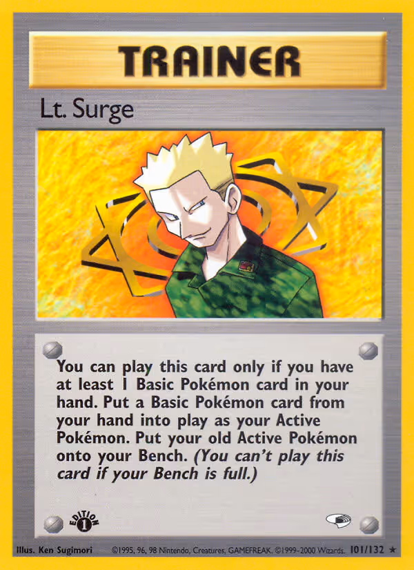 Lt. Surge 101/132 Pokemon card