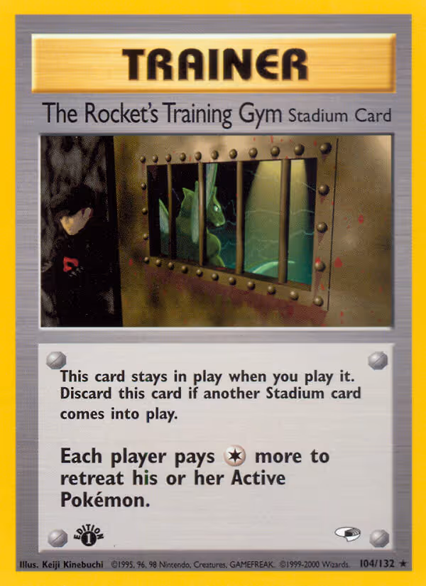 The Rocket's Training Gym 104/132 Pokemon card
