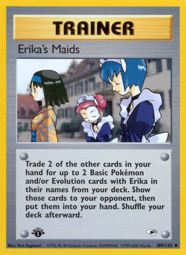 Erika's Maids 109/132 Pokemon card