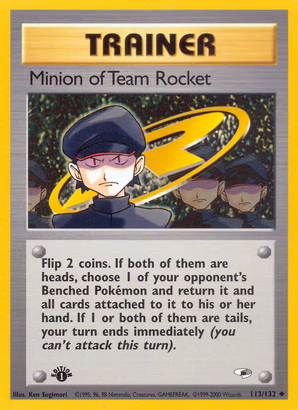 Minion of Team Rocket 113/132 Pokemon card