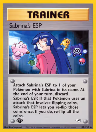 Sabrina's ESP 117/132 Pokemon card