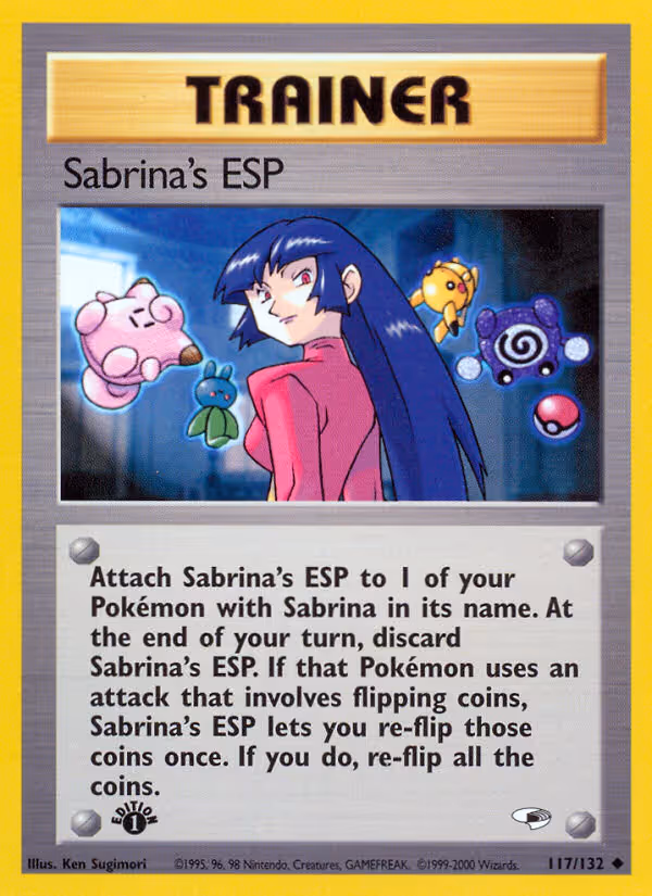 Sabrina's ESP 117/132 Pokemon card