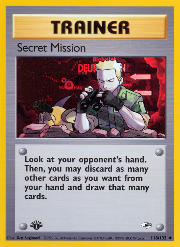 Secret Mission 118/132 Pokemon card