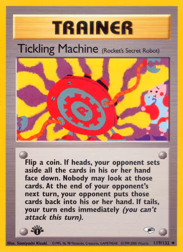 Tickling Machine 119/132 Pokemon card