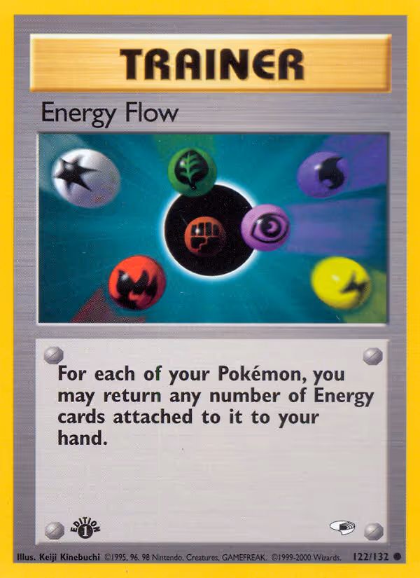 Energy Flow 122/132 Pokemon card