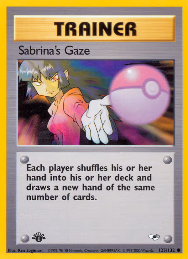 Sabrina's Gaze 125/132 Pokemon card