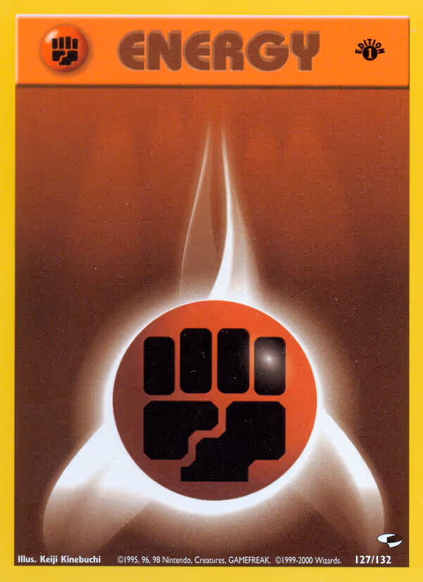 Fighting Energy 127/132 Pokemon card