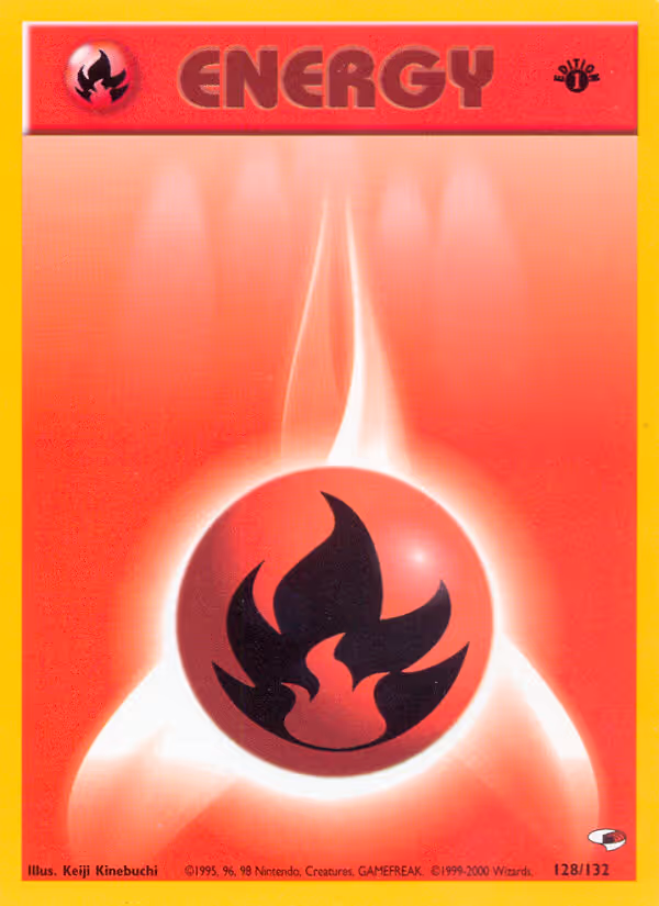 Fire Energy 128/132 Pokemon card
