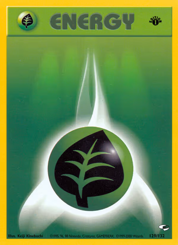 Grass Energy 129/132 Pokemon card