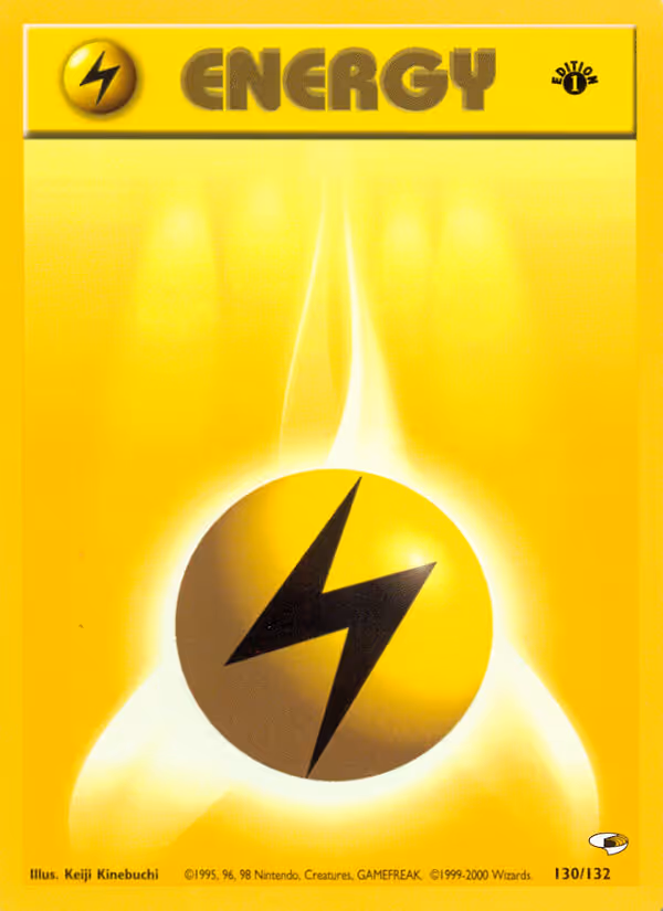 Lightning Energy 130/132 Pokemon card