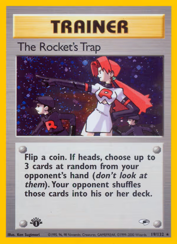 The Rocket's Trap 19/132 Pokemon card