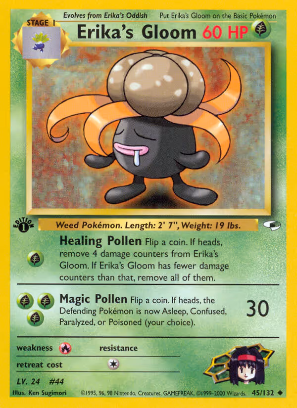 Erika's Gloom 45/132 Pokemon card