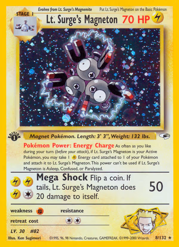 Lt. Surge's Magneton 8/132 Pokemon card