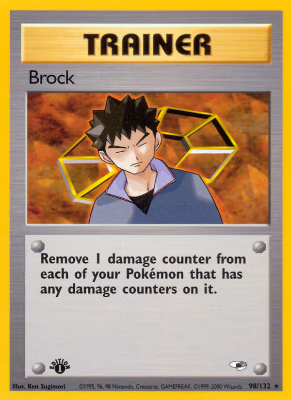 Brock 98/132 Pokemon card