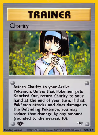 Charity 99/132 Pokemon card