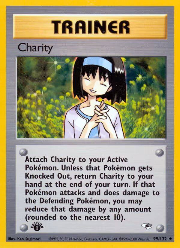 Charity 99/132 Pokemon card