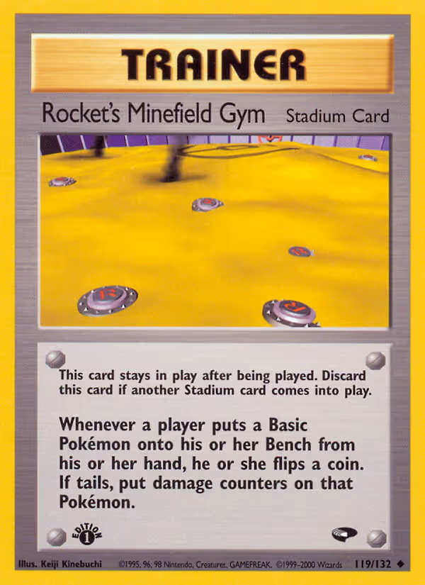 Rocket's Minefield Gym 119/132 Pokemon card