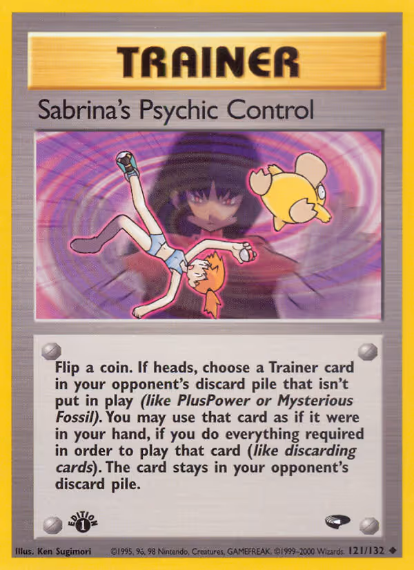 Sabrina's Psychic Control 121/132 Pokemon card