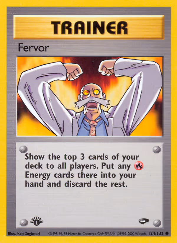 Fervor 124/132 Pokemon card