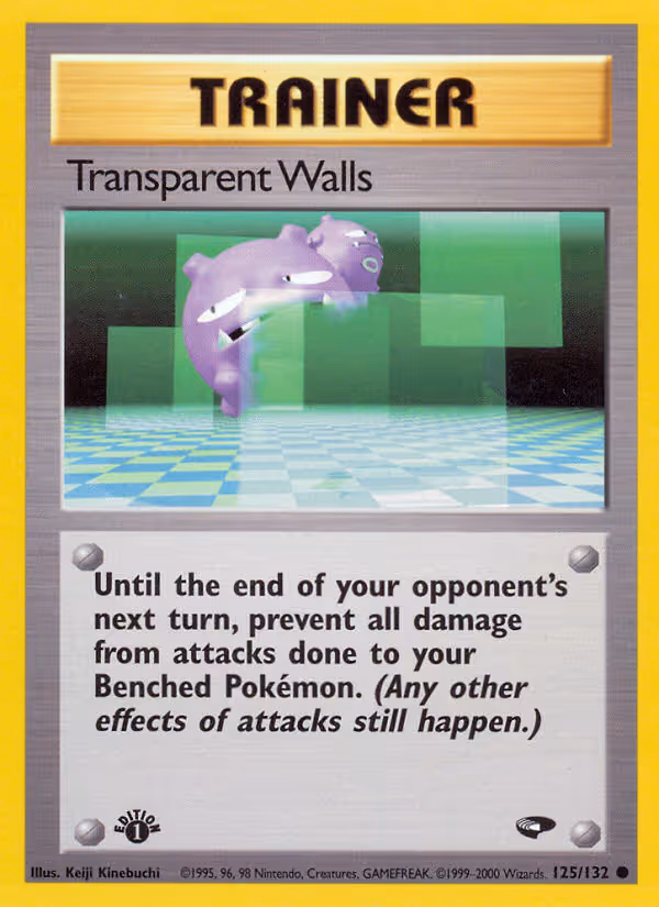 Transparent Walls 125/132 Pokemon card