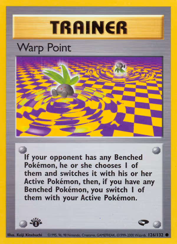 Warp Point 126/132 Pokemon card