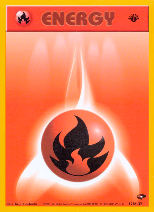 Fire Energy 128/132 Pokemon card