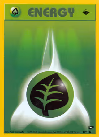 Grass Energy 129/132 Pokemon card