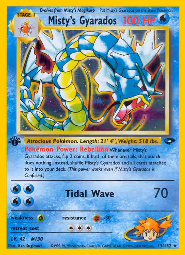 Misty's Gyarados 13/132 Pokemon card