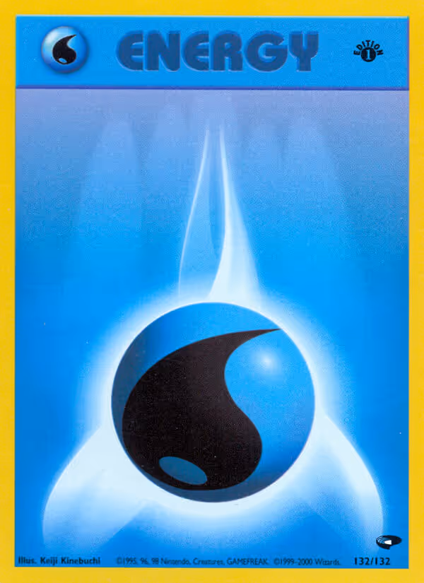 Water Energy 132/132 Pokemon card