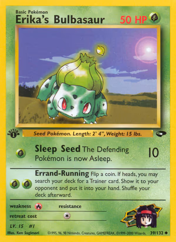 Erika's Bulbasaur 39/132 Pokemon card