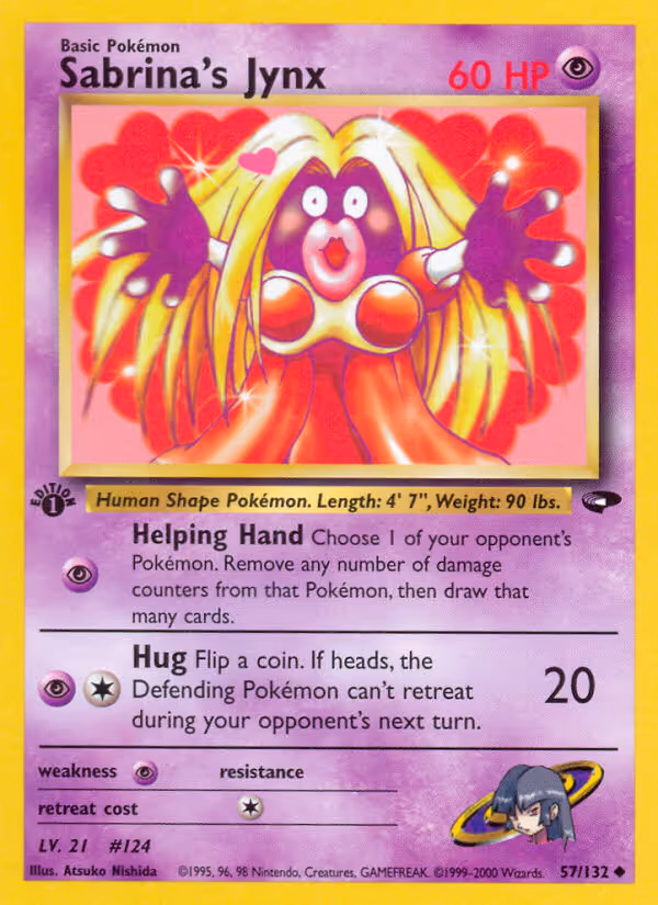 Sabrina's Jynx 57/132 Pokemon card