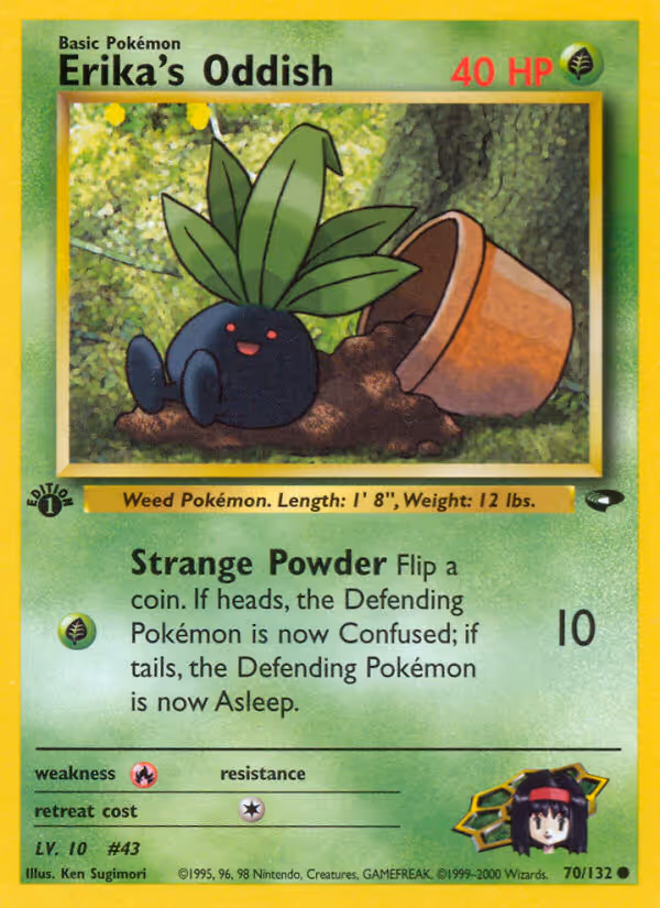 Erika's Oddish 70/132 Pokemon card