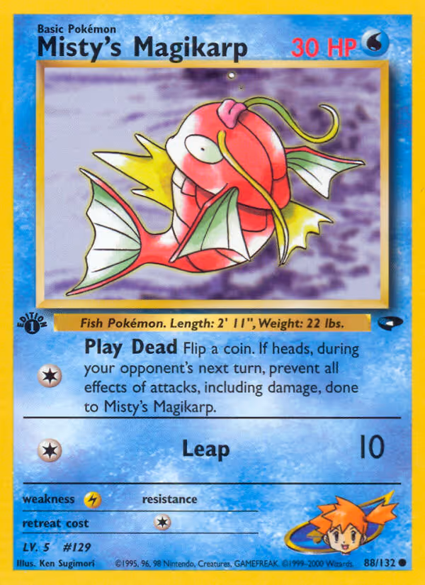 Misty's Magikarp 88/132 Pokemon card