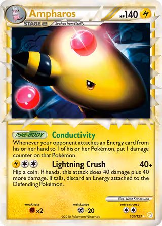 Ampharos 105/123 Pokemon card