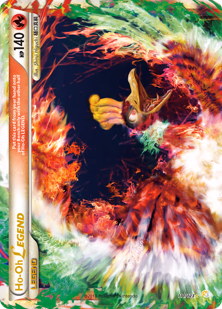 Ho-Oh LEGEND 111/123 Pokemon card