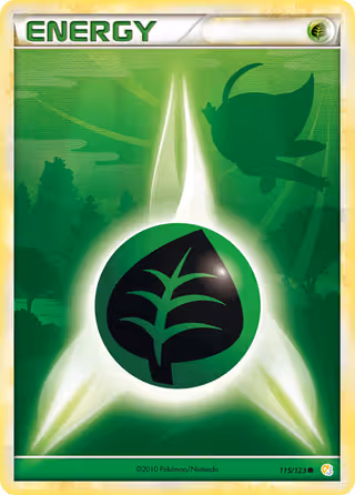 Grass Energy 115/123 Pokemon card