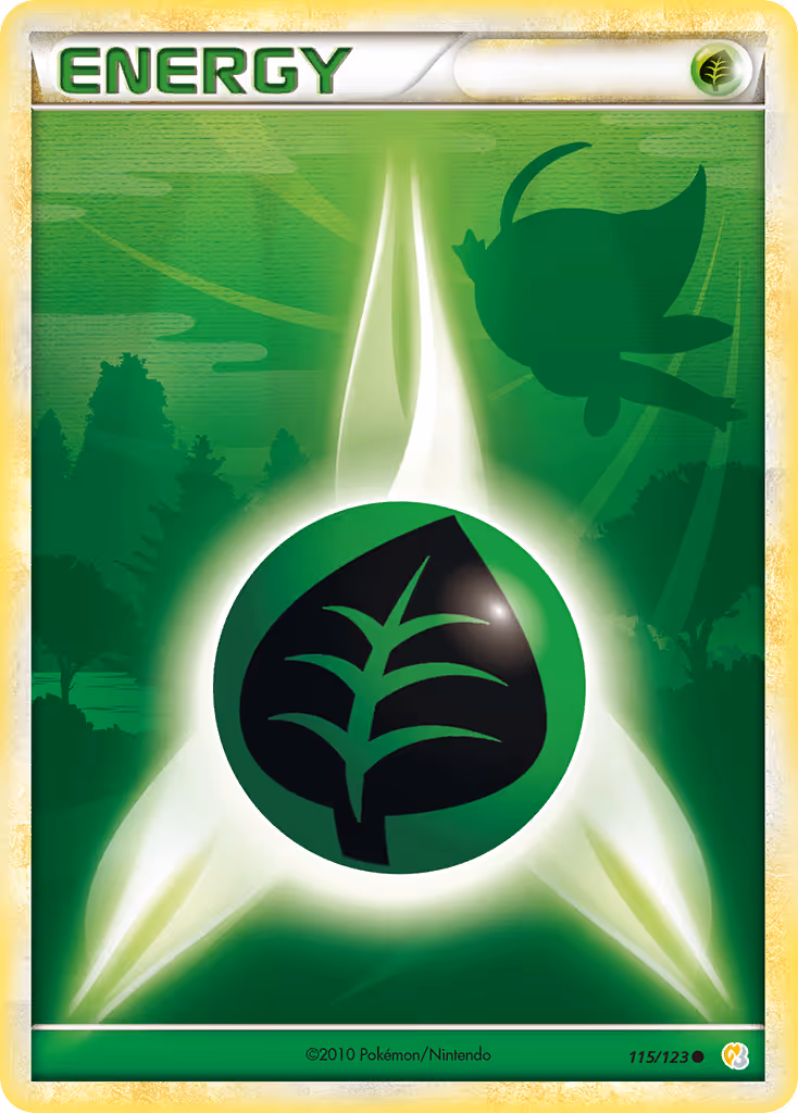Grass Energy 115/123 Pokemon card