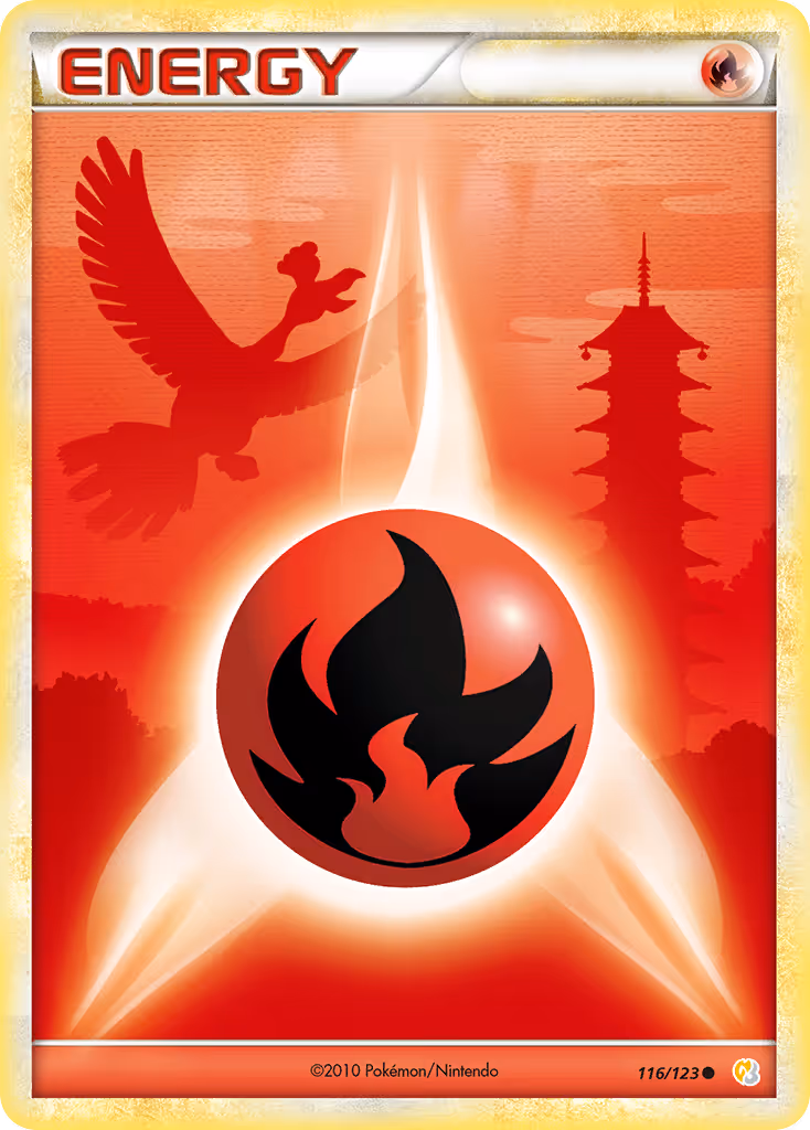 Fire Energy 116/123 Pokemon card