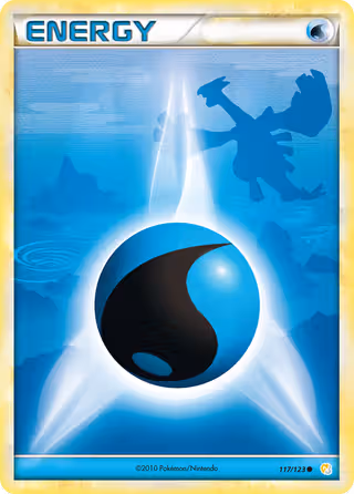 Water Energy 117/123 Pokemon card