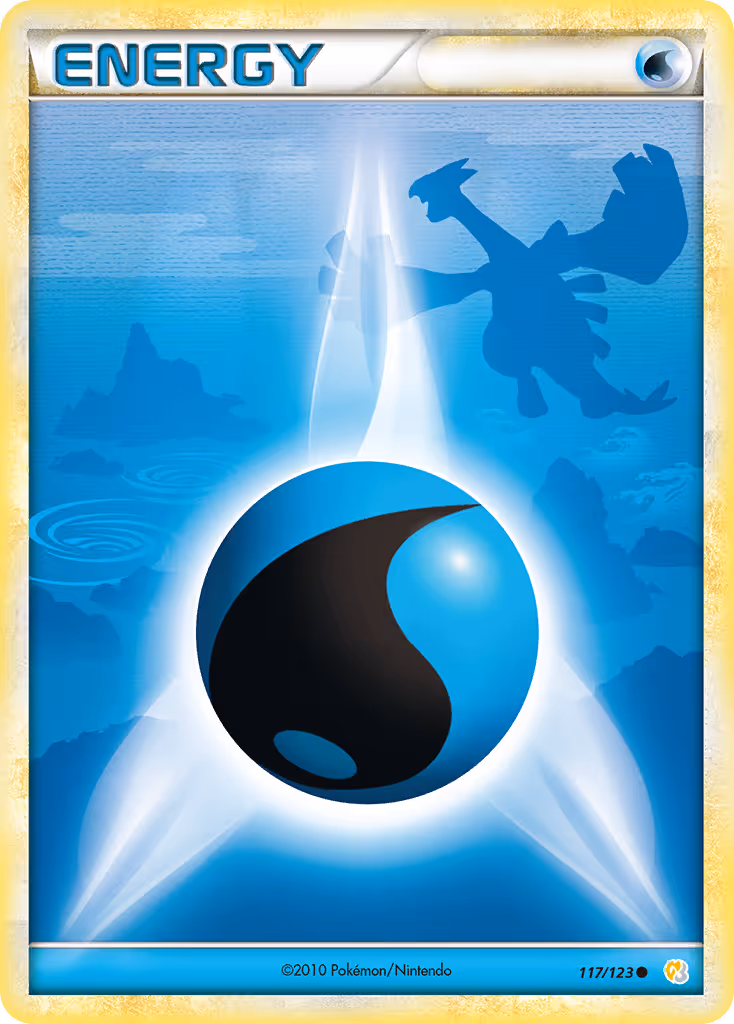 Water Energy 117/123 Pokemon card