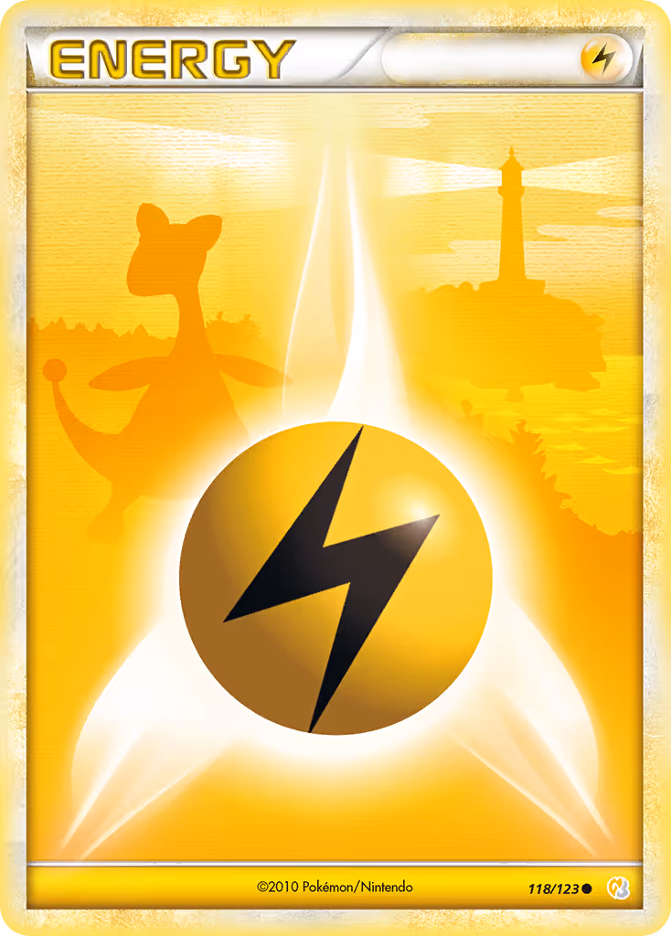Lightning Energy 118/123 Pokemon card