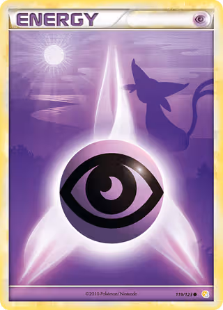 Psychic Energy 119/123 Pokemon card