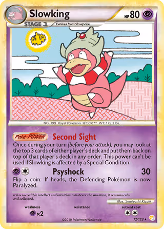 Slowking 12/123 Pokemon card