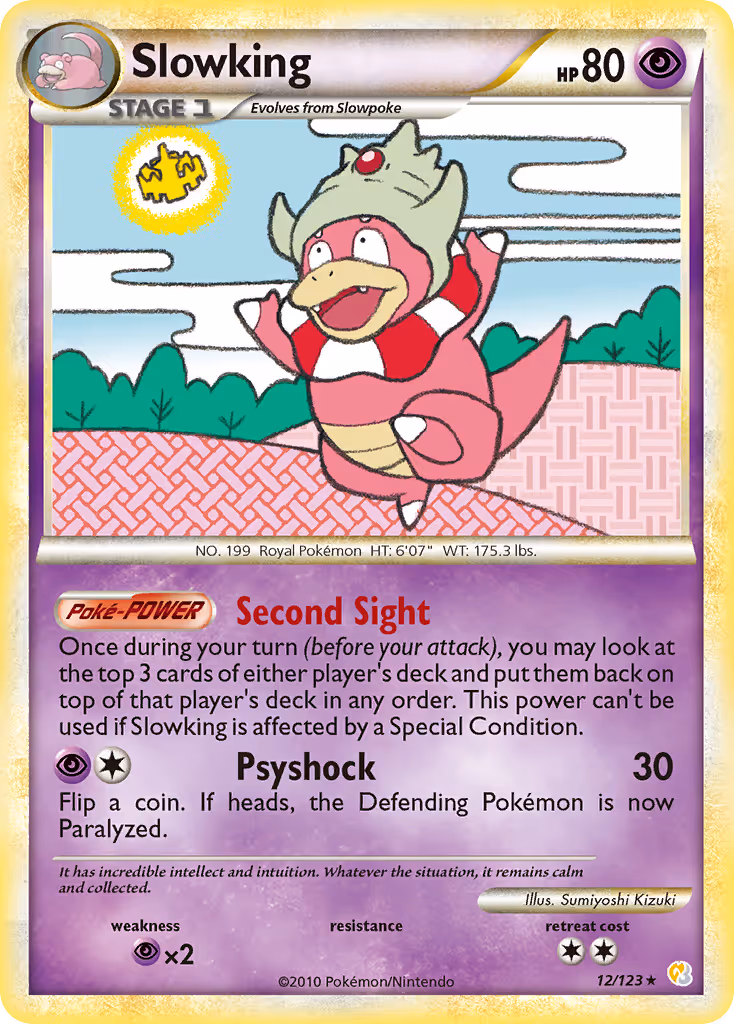Slowking 12/123 Pokemon card