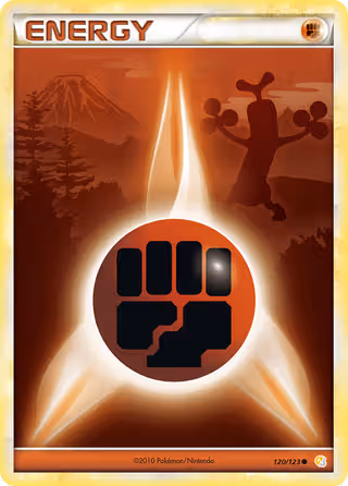 Fighting Energy 120/123 Pokemon card