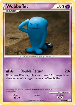 Wobbuffet 13/123 Pokemon card