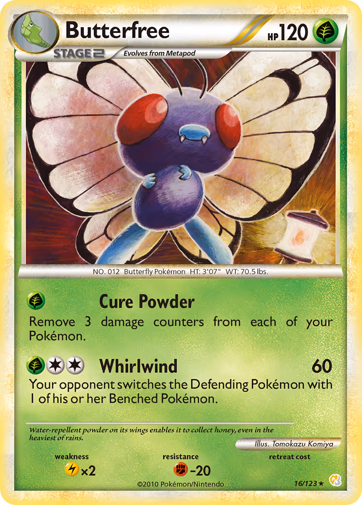 Butterfree 16/123 Pokemon card