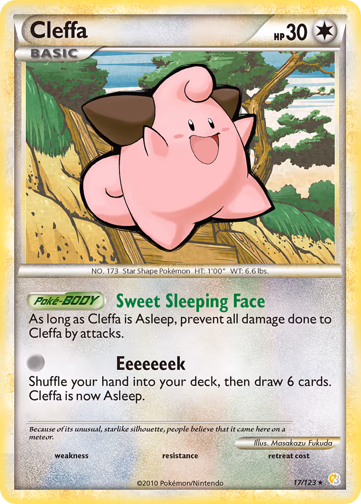 Cleffa 17/123 Pokemon card
