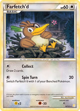 Farfetch'd 19/123 Pokemon card